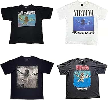 Amazon.co.jp: [VAMPAR] ニルバーナ NEVERMIND グッズ 復古 t