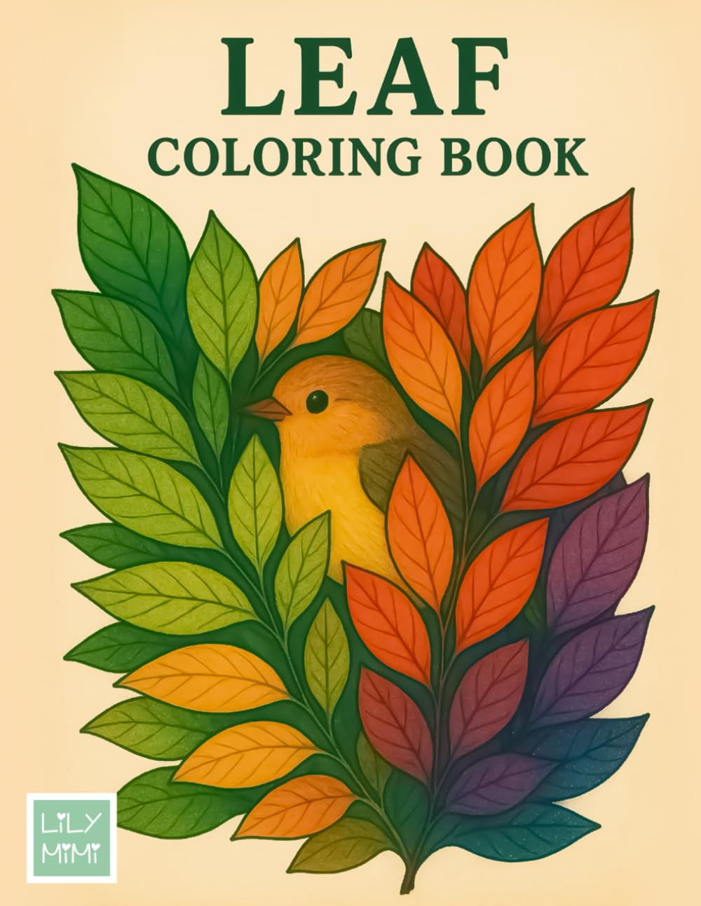 Leaf Coloring Book: Beautiful Botanical Patterns for Calm and Creativity