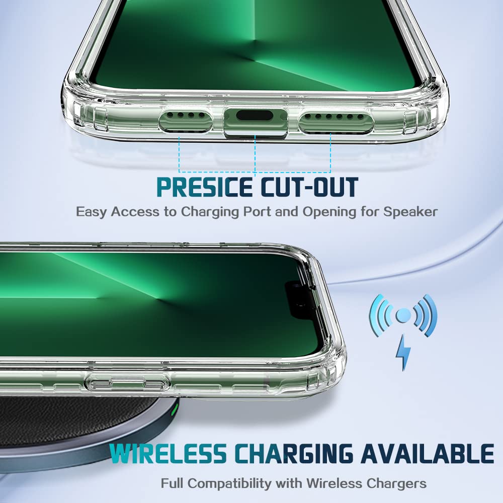 LABILUS Custodia 360° Per IPhone 13 Pro – Con Protezione Schermo Integrata – Trasparente - 4