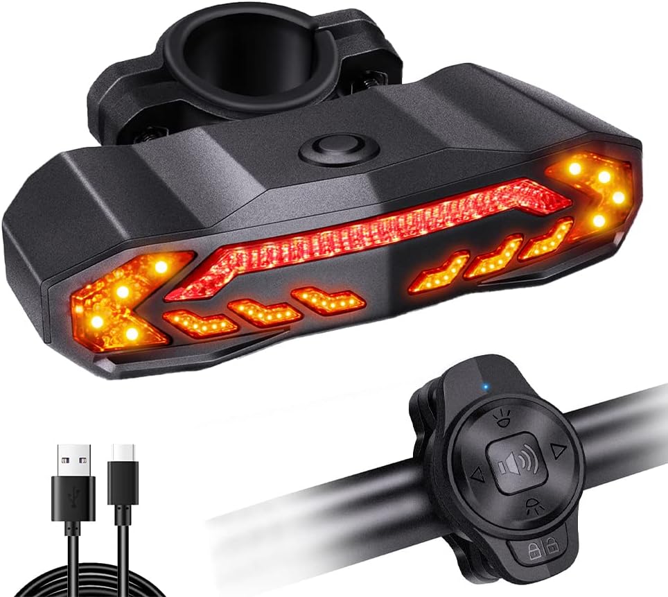 HIULLEN Alarme de vélo avec alarme de vélo avec cloche