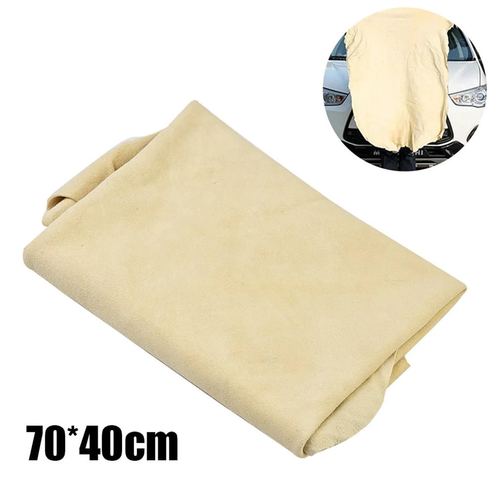PañOs De Limpieza Paño de limpieza de coche de 70x40cm, toalla de lavado de coche, cuero de gamuza Natural, absorbente de agua, toalla de secado rápido, herramientas de mantenimiento PañOs De Limpieza