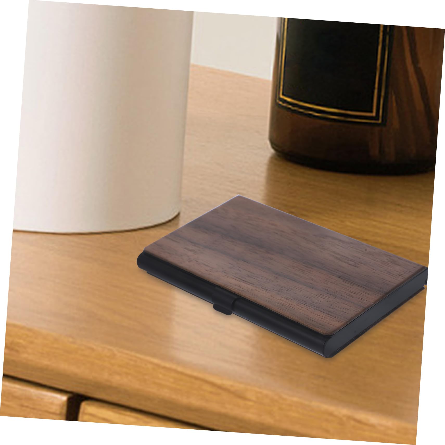SHINEOFI 5pezzi Porta Biglietti Da Visita Scatola Organizer Per Carte Da Ufficio Contenitore Portatile Per Biglietti Visita e Carte Di Credito Per Uffici e Viaggi