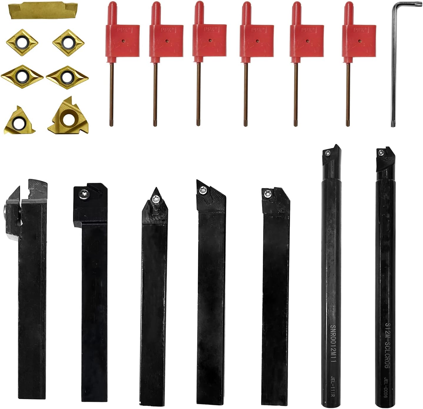 12 Inserti In Carburo Per Utensili Da Tornio - Per Lavorazione Legno - Foto 10