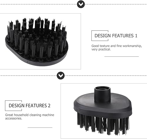 Miniatura 8 de Angoily 4 piezas de repuesto de cabezal de cepillo de trapeador de vapor, accesorios de piezas de cabeza de cepillo de latón aptos para tra