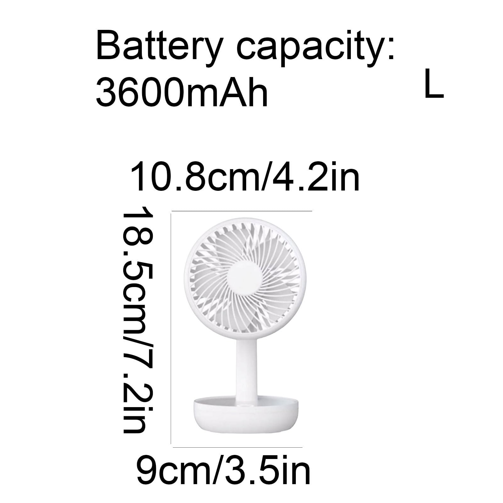 Ventola Portatile Desktop Multifunzionale Ventola Portatile Ricaricabile Ventola per ventole Regolabile Ventola Portatile