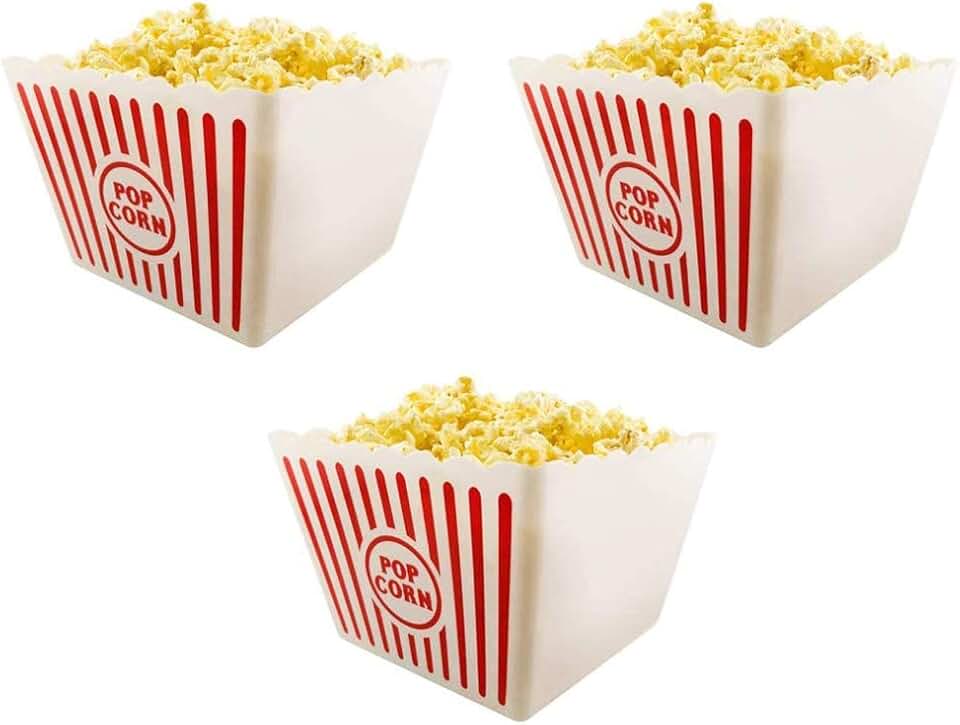 Amazon.co.uk plastic popcorn tubs