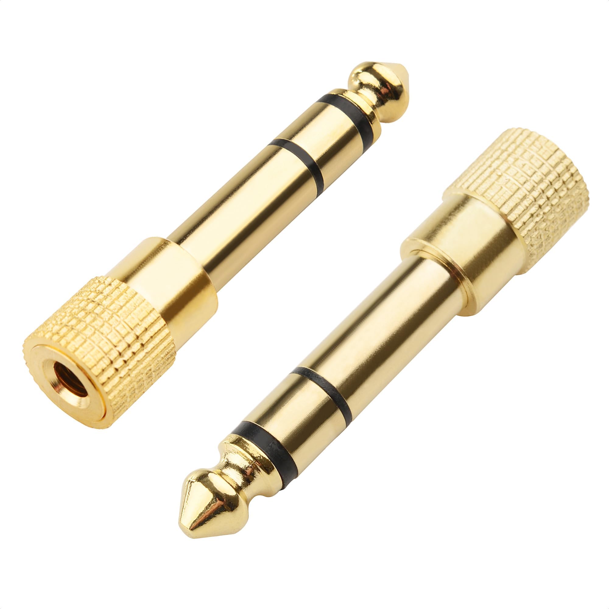 Cable Matters 2-Pack Headphone Adapter, Headphone Jack, 3.5mm to 6.35mm, 6.35mm to 3.5mm Adapter