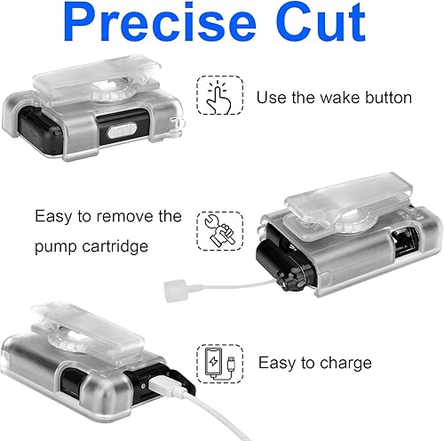 Miniatura 5 de Tándem Tslim X2 - Accesorios para estuche de bomba suave, cómodo, flexible, seguro, cómodo, soporte para bomba de insulina, giratorio de 360, clip