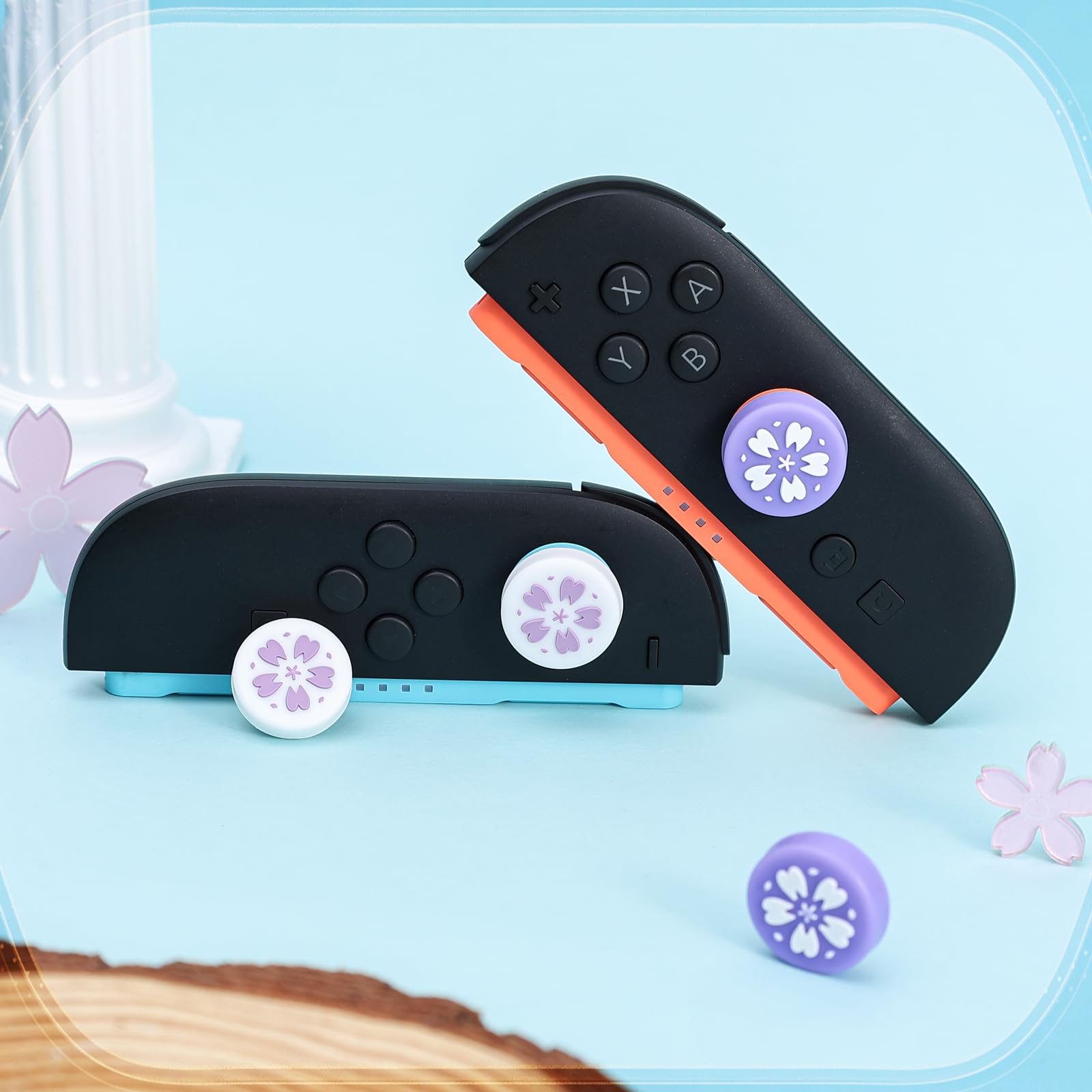 DLseego Nintendo Switch 2 2025 için Tasarlanmış 4 Parça Başparmak