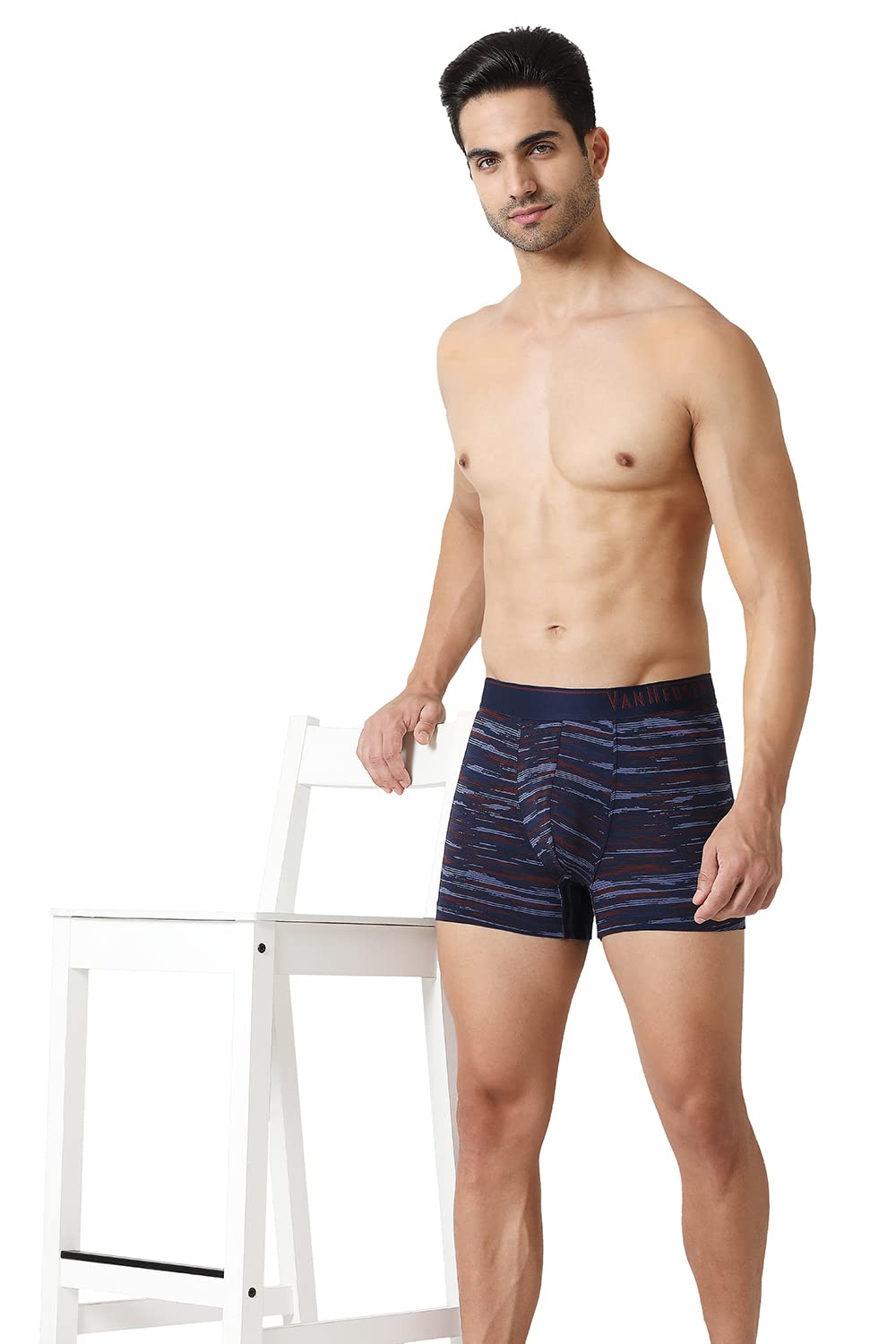 van heusen Polyamide Men 4 Way Stretch Trunks - Body Defining Fit, Allover Print_30048_Spp-13_L, Multicolor, Large-picture-46