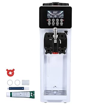 Amazon.com: VEVOR Commercial Ice Cream Machine, 10.6 QT/H