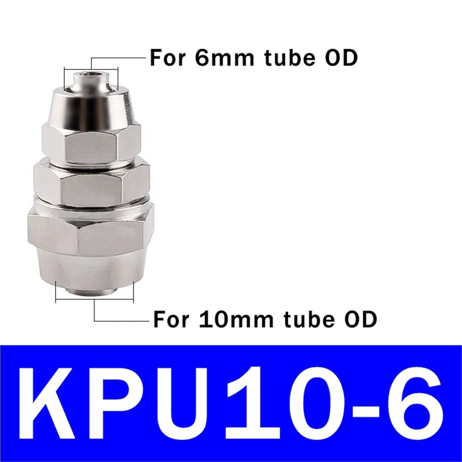 10 pezzi PU-4 6 8 12 14 16 MM OD tubo flessibile Collegare