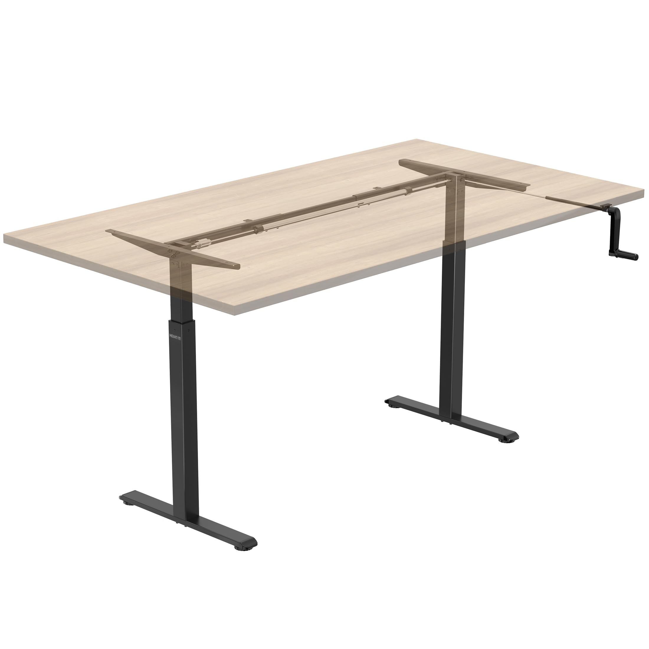 Amazon.com: Mount-It! Manual Standing Desk Frame with Hand Crank