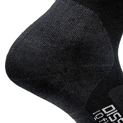 Dissent Unisex Adults IQ Fit Hybrid Thin High-Performance Warm Insulated Padded Over the Calf Merino Wool Ski Socks3