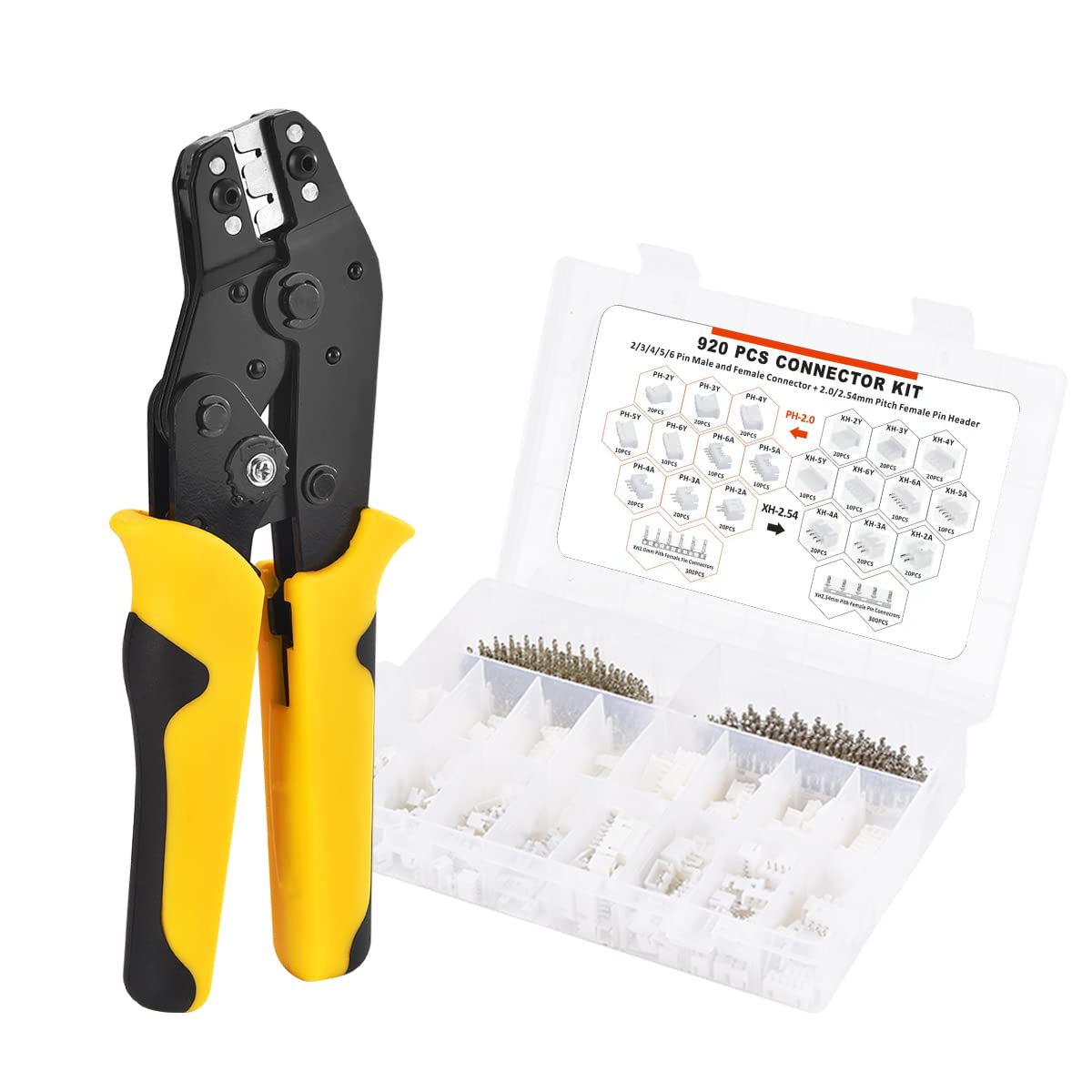 Buy Ratchet Crimping Tool Kit, Selfadjustable Wire Crimper Plier Set