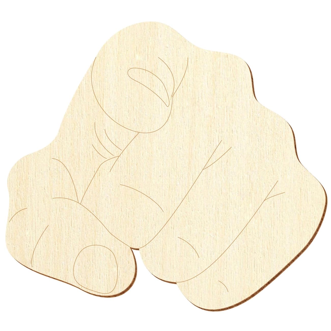 Wanted - Segnalibro a mano in legno, 3 – 50 cm, confezione da 100 pezzi, larghezza: 27 cm