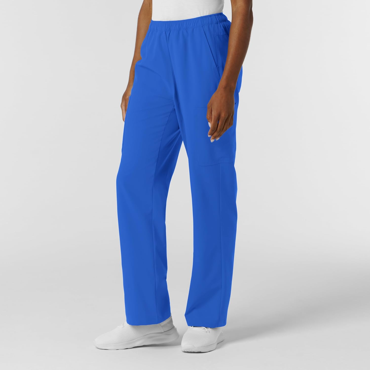 Wink NURTUR Scrubs for Women, Straight Leg Cargo Scrub Pant - Royal, XS - Image 7