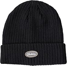 Dickies 874 Emblem, Ribbed Knit Cap, Logo Patch, Knit Hat, Watch Cap, Hat, Men's, Women's, Unisex, Acrylic, Beanie, Plain