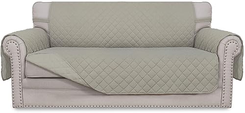 Miniatura 184 de Easy-Going - Funda de sofá reversible para sofá de 3 cojines, funda protectora de muebles para perros y gatos, resistente al agua con tubos de