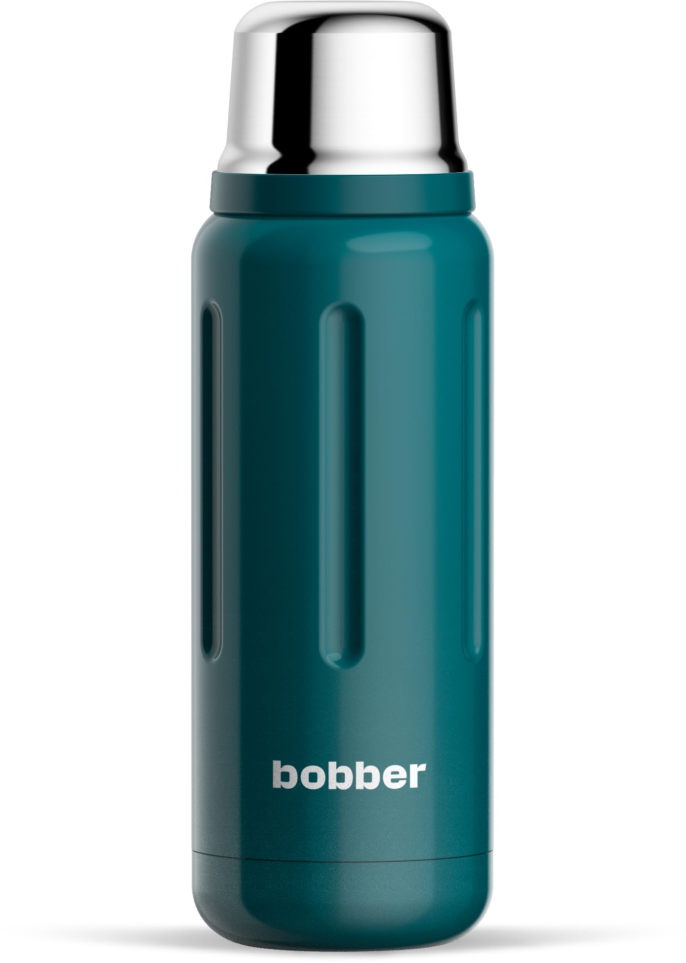 BOBBER 26 oz Stainless Steel Thermo Bottle for Hot Tea, Coffee, and Cold Drinks – BPA-Free, Dishwasher Safe Vacuum Insulated Water Bottle – Keeps Drinks Hot for 36 Hours (Deep Teal) — image 1