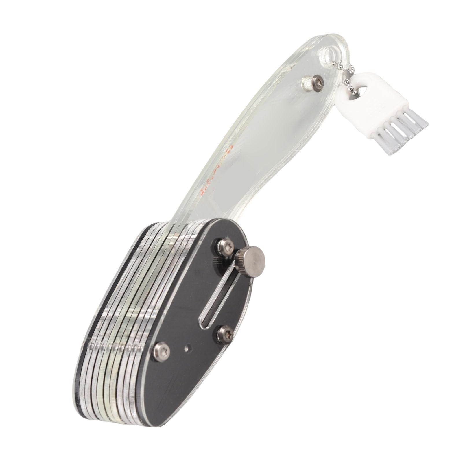 Zerodis Utensili da Utensile da Taglio in Acrilico per Fette Uniformi Ventriglio d'anatra Seppie Scalogno - Ideale per Cucine Domestiche e Commerciali Taglierina per Calamari
