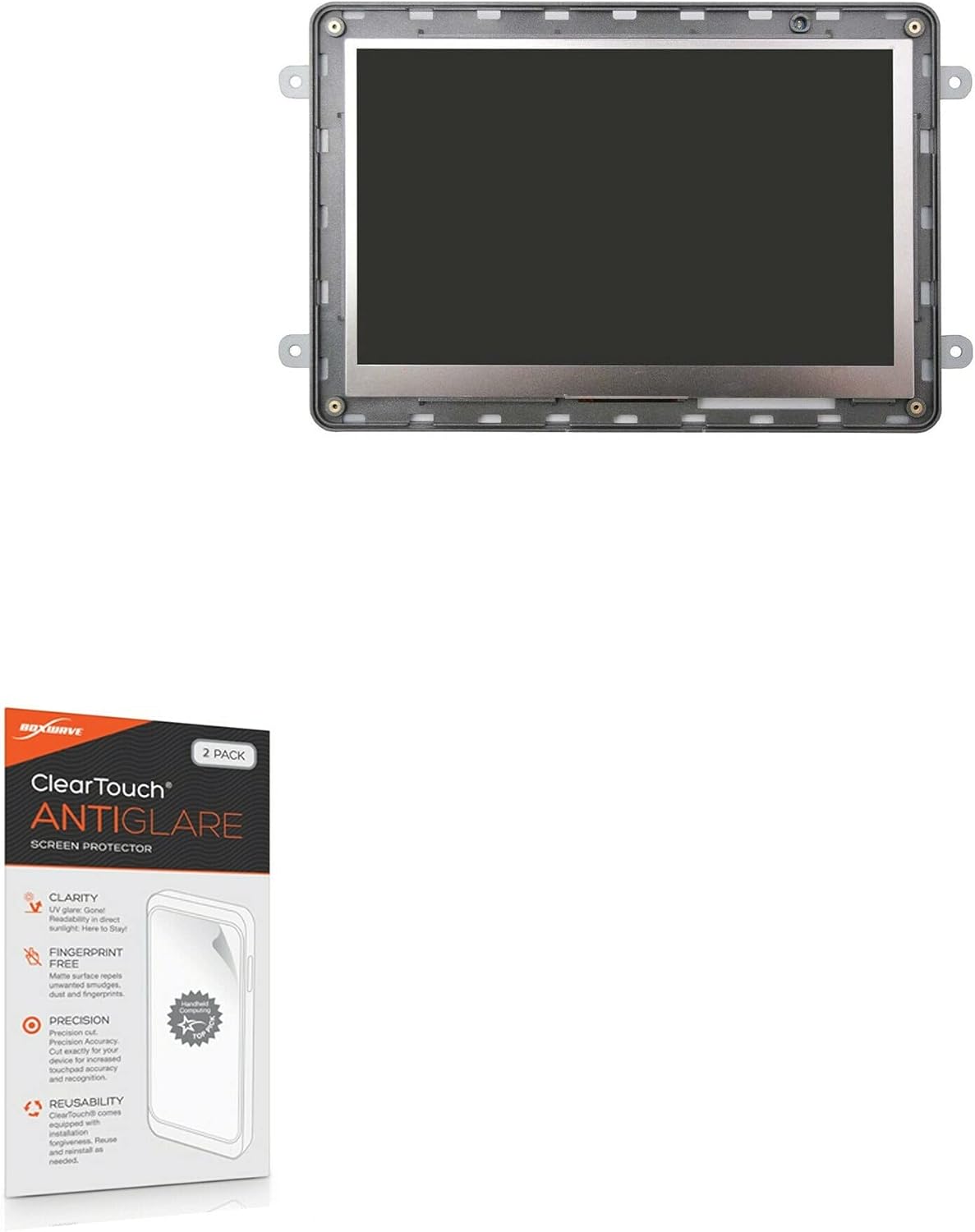 BoxWave Screen Protector Compatible with Mimo UM-760-OF - ClearTouch Anti-Glare (2-Pack), Anti-Fingerprint Matte Film Skin