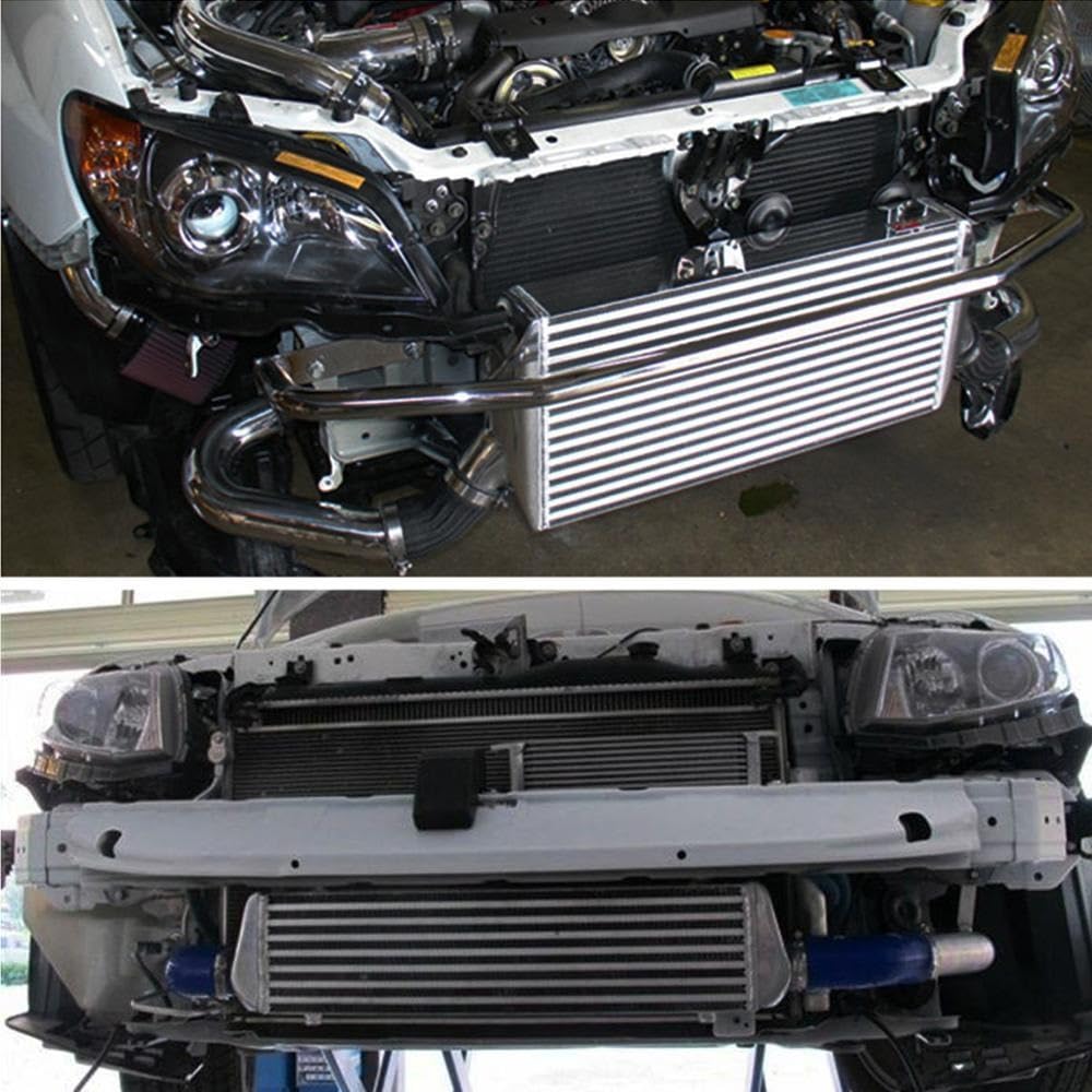 Wentylatory chłodnicy silnika samochodowego Chłodnica uniwersalna 65 mm, intercooler, 430 x 230 76, turbodoładowany, wlot zimnego powietrza, aluminiowy układ chłodzenia, 2,5 cala chłodzenia silnika