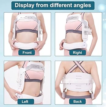 Amazon.co.jp: 脊椎装具、胸部フルバックブレース、調節可能な姿勢矯正