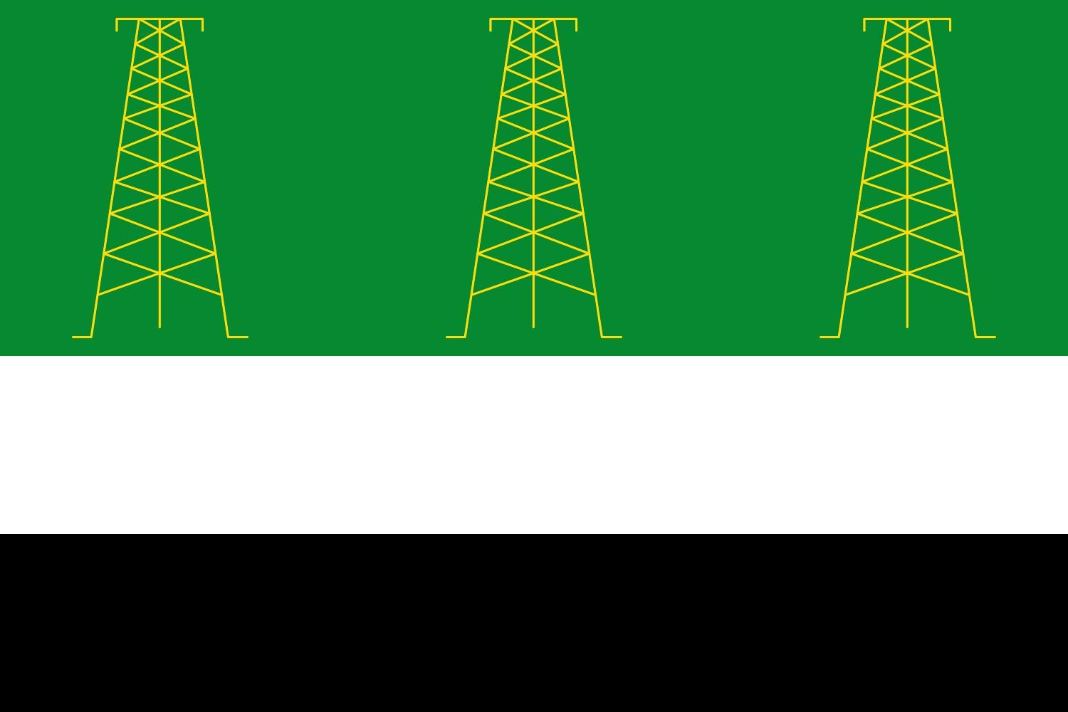 Drapeau de Yondó Antioquia grand modèle de qualité supérieure en tissu renforcé