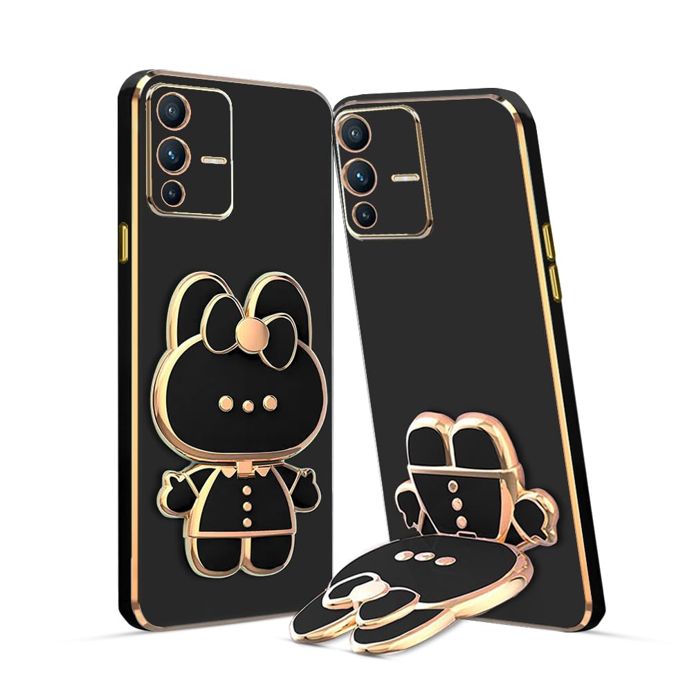 KARWAN®️ 3D Cat Back Cases and Covers Compatible for Vivo V23 Pro 5G Kitty Cat Back Cover Case with Stand and Mirror | Camera Protection | Anti-Slip | Folding Stand - Pink (B0CCDSF54R) Amazon Price History, Amazon Price Tracker