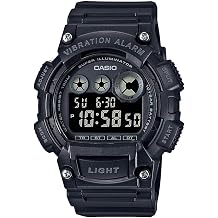 Casio Mens Quartz Watch with Resin Strap, Black, 38 Model W-735H-1BVCF, Black, W-735H-1BVCF