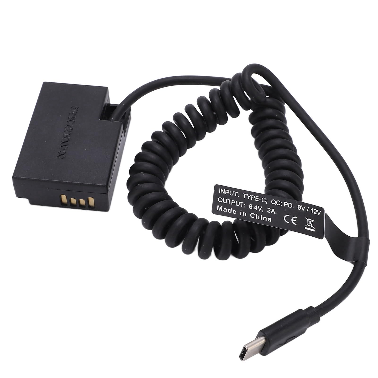 Jiawu Type C LP-E17 Full Decoding Dummy Battery DC Coupler, Bloc