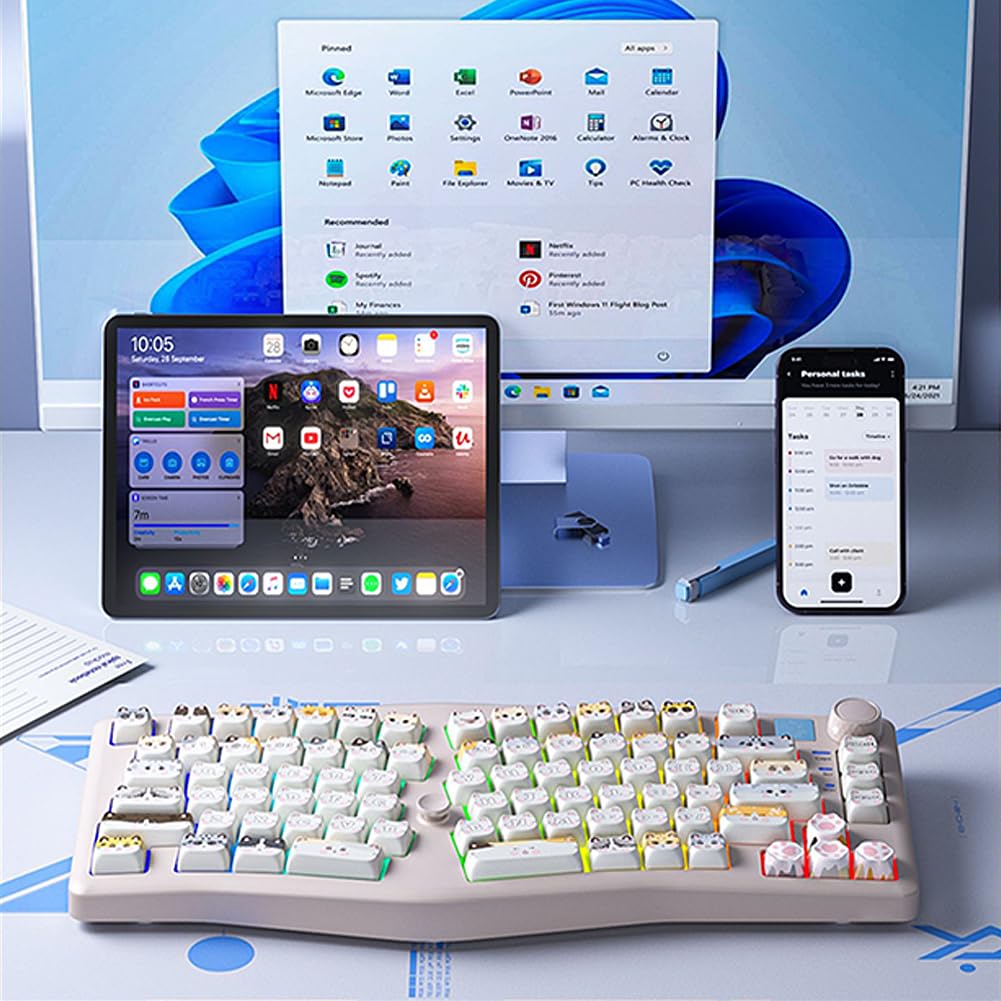 Amazon | OUSEITECH LEOBOG A75 アリスレイアウトキーボード