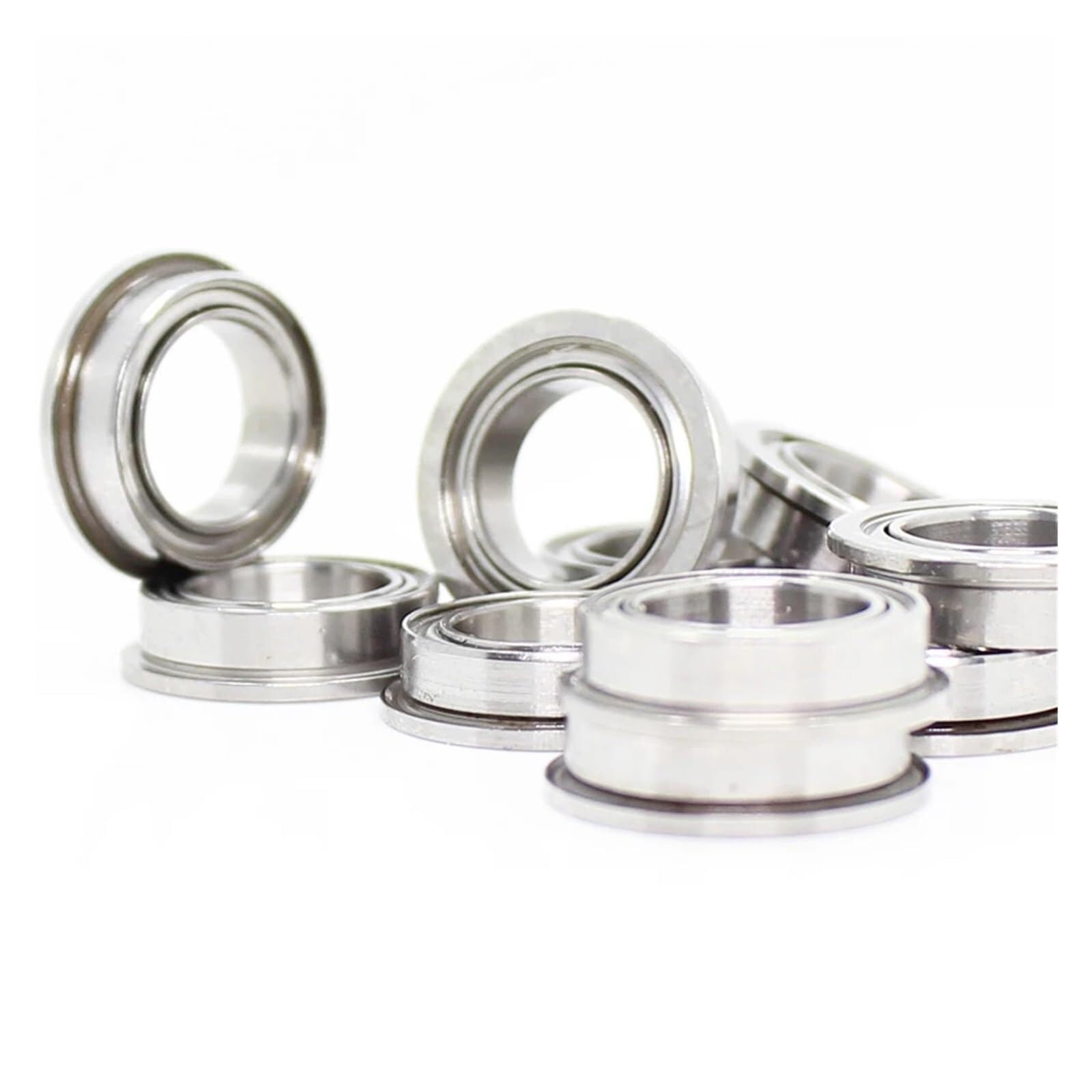 Abgedichtete Lager, F686 ZZ Flanschlager 6x13x5 mm ABEC-1 (10 Stück) Flansch Z Kugellager F618/6ZZ