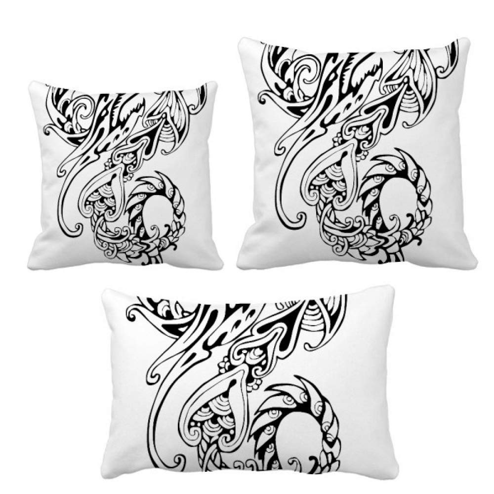 Coussin dragon chinois en porcelaine DIYthinker, l'art du voyage