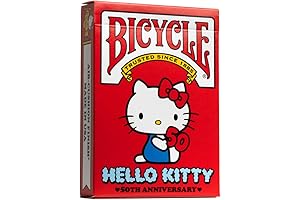 Bicycle Hello Kitty Limited Edition 50th Anniversary Playing Cards: Pedal Your Way...