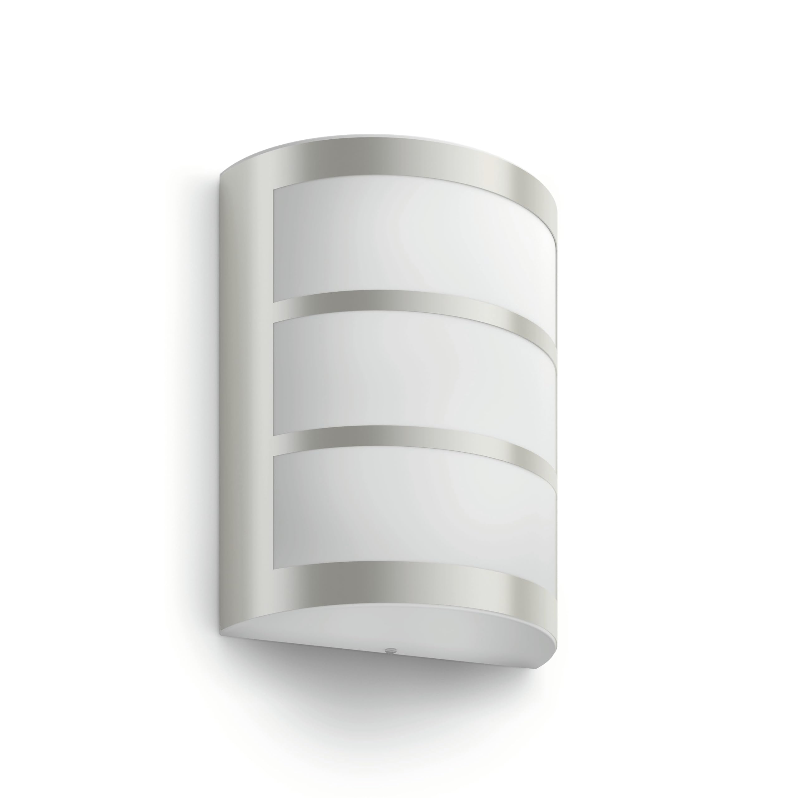 Philips myGarden Python - Aplique de pared, iluminación exterior, acero inoxidable, 1 x 6 W, 230 V, color gris