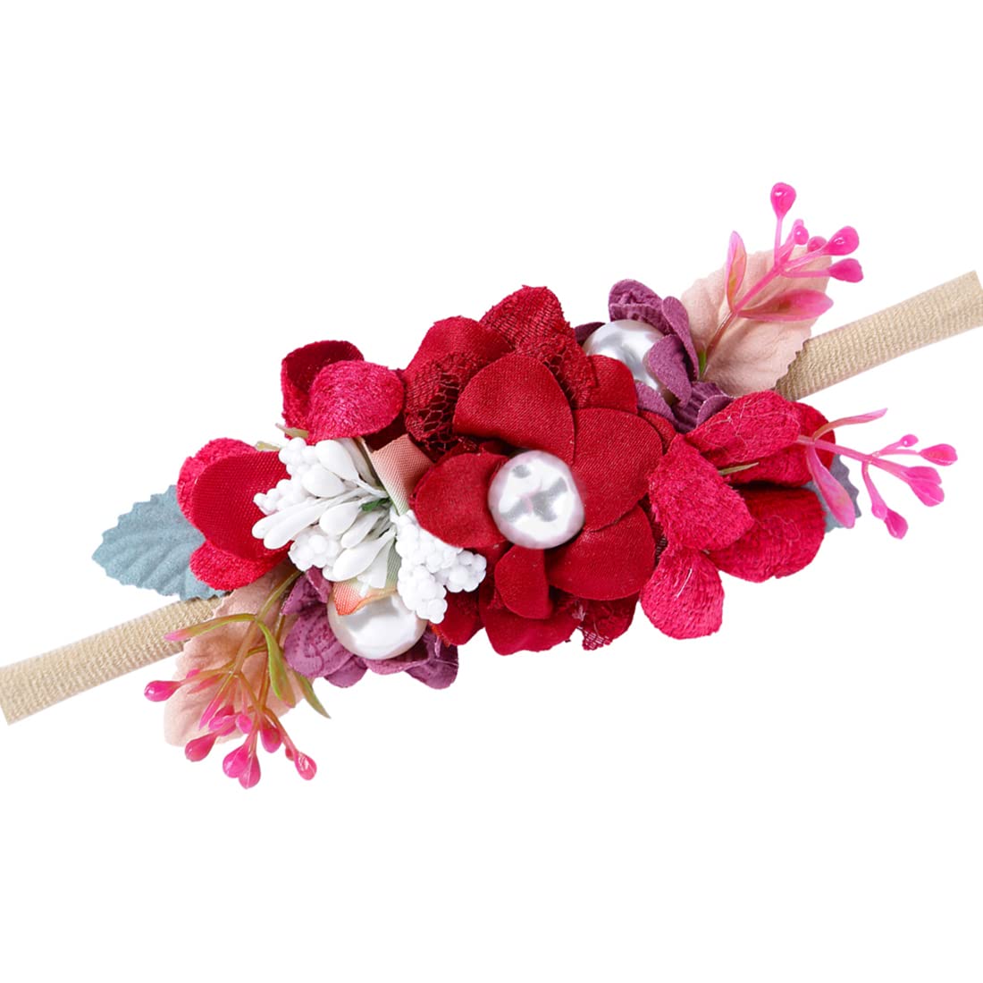 Pack of 2 Floral Stretchable Hair Bands
