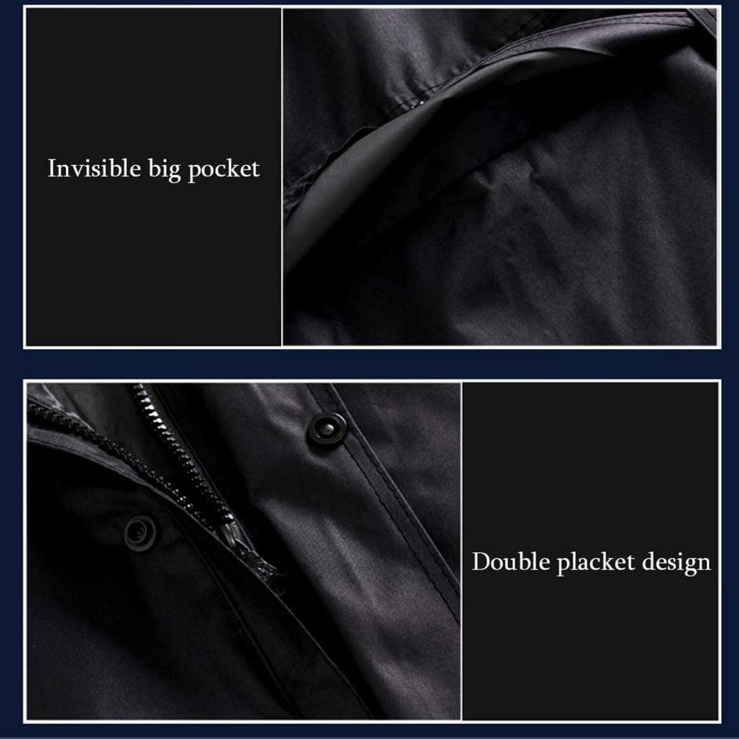 Impermeable de Trabajo Chubasquero for Hombre y Mujer, Poncho con Capucha, Pesca, Camping, Impermeable, Traje de Lluvia, Conjunto de Pantalones de Lluvia(3XL)