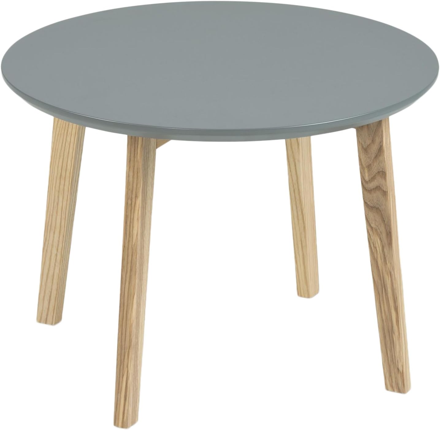AC Design Furniture Thilde 60337 Mia Corner Table top made from varnished, lacquered wood Dark Grey