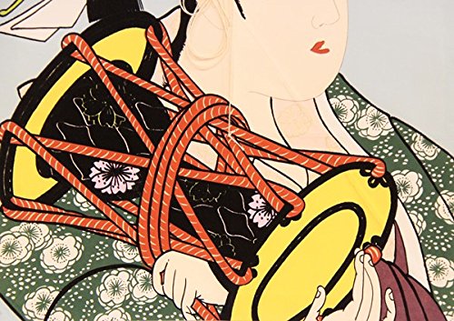 Amazon.co.jp: インテリア 手描き和凧 角小凧 約縦47×横33cm 福-121ロ