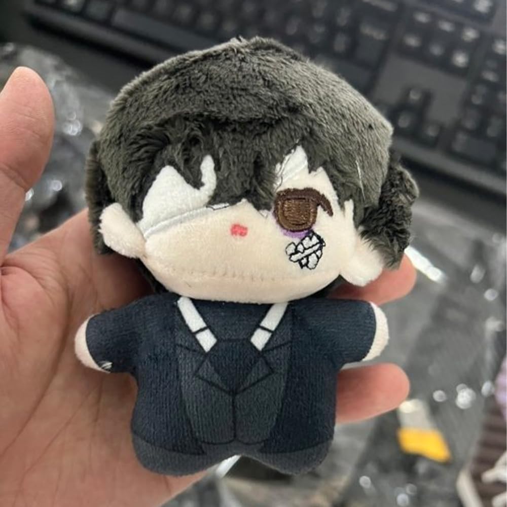 Almohada De Peluche BSD De 20 Cm – Figura Suave De Nakahara Chuuya Y Dazai Osamu, Cojín Decorativo De Anime, Ideal Para Sofá Y Colección