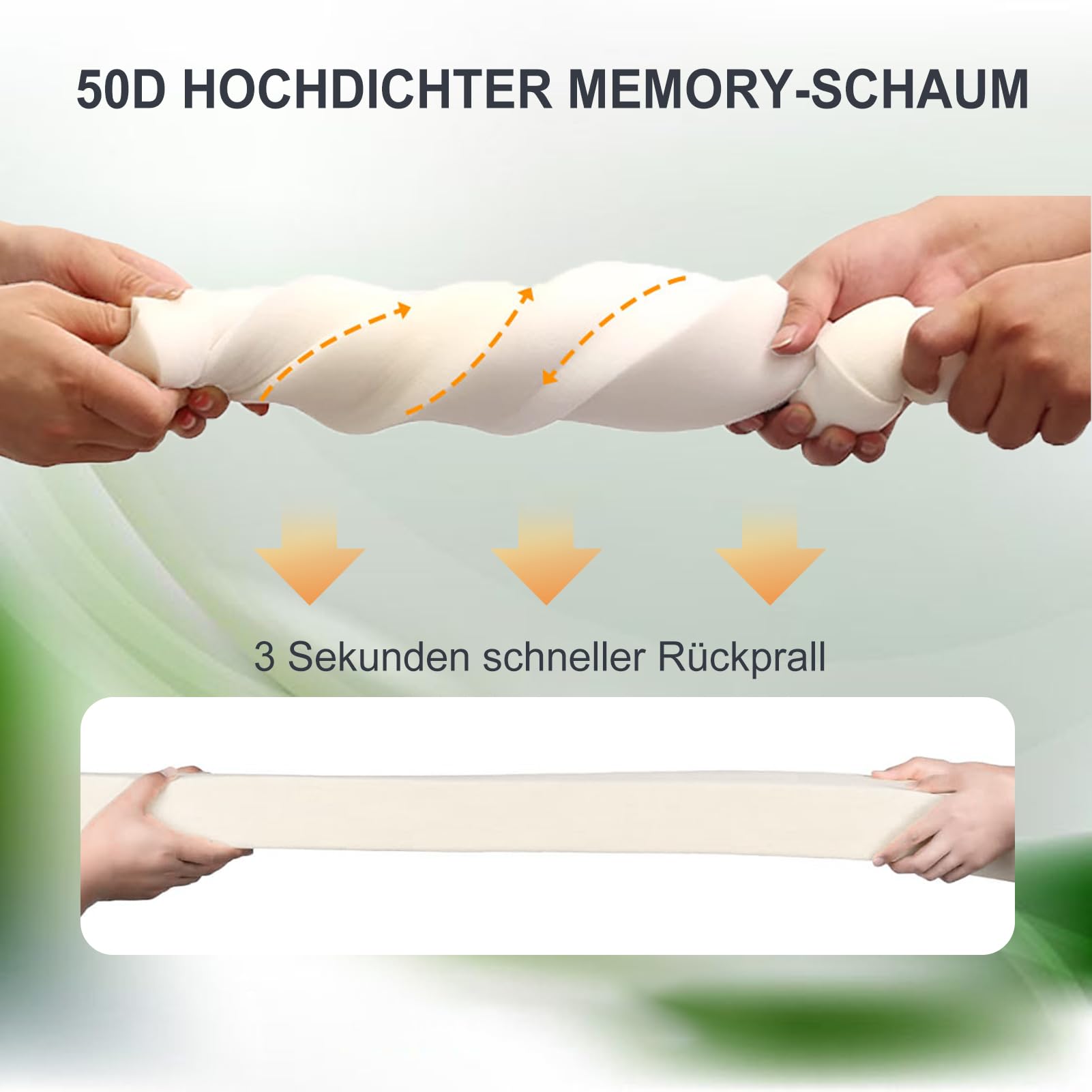 Benutzerdefinierte Größe Bettlückenfüller, Matratzenverlängerung, Lückenfüller Matratze Schließe Lücke Zwischen Kopfteil und Matratze, Einzel-/Doppel-/Kingsize-Bett