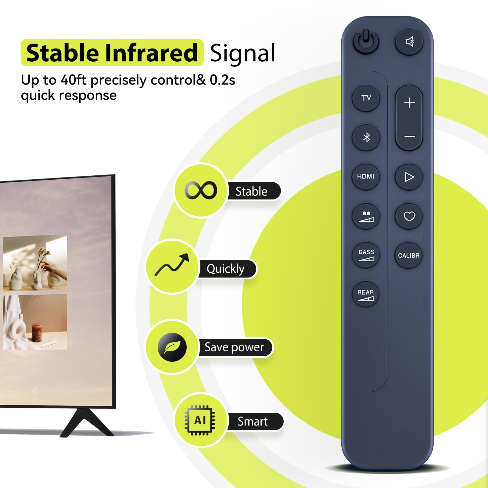 Telecomando di ricambio per JBL BAR1300 BAR1000 BAR800 BAR 1300X 5.1.2 Soundbar