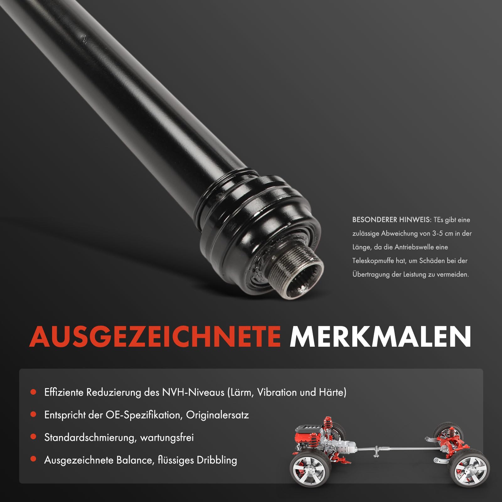 Frankberg Arbre de transmission Cardan, arbre de transmission 26112289464,