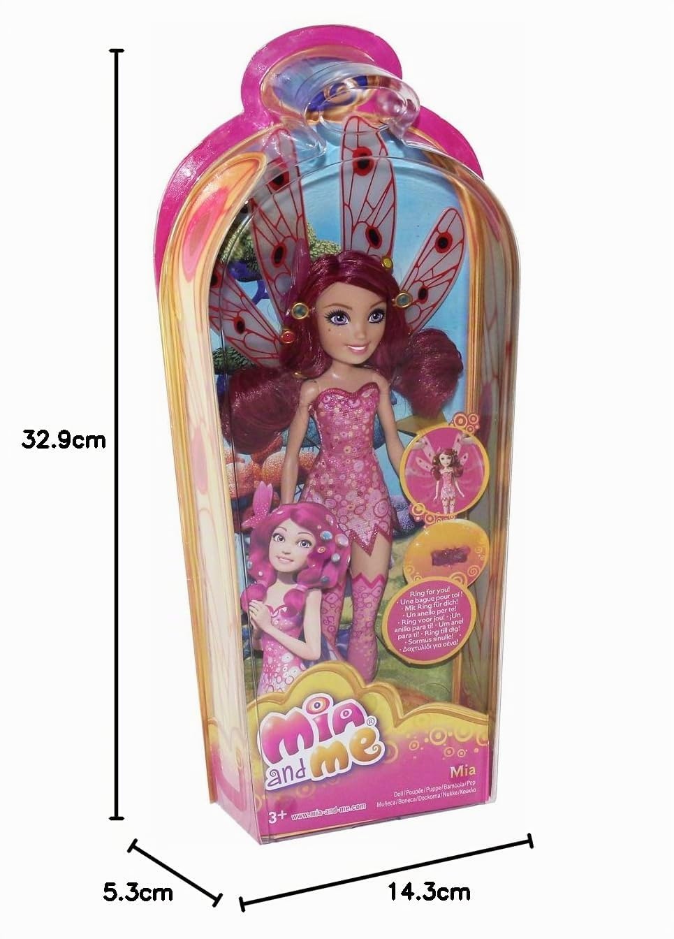 Mattel BFW35 - Mia and Me Puppe mit Ring für das Mädchen