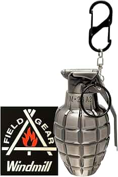 ❤手榴弾❤ガスライター Amazon | WINDMILL(ウィンドミル) ライター グレネードターボライター