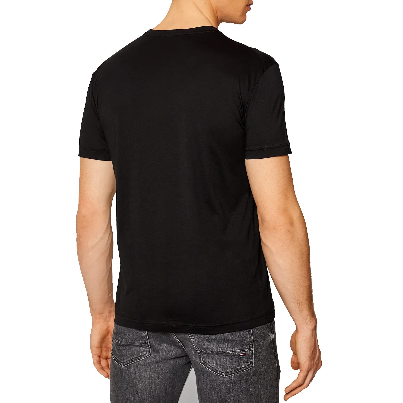 Emporio Armani Maglietta T-Shirt Uomo EA7 3KPT87 PJM9Z, Manica Corta, Girocollo (Nero, M)