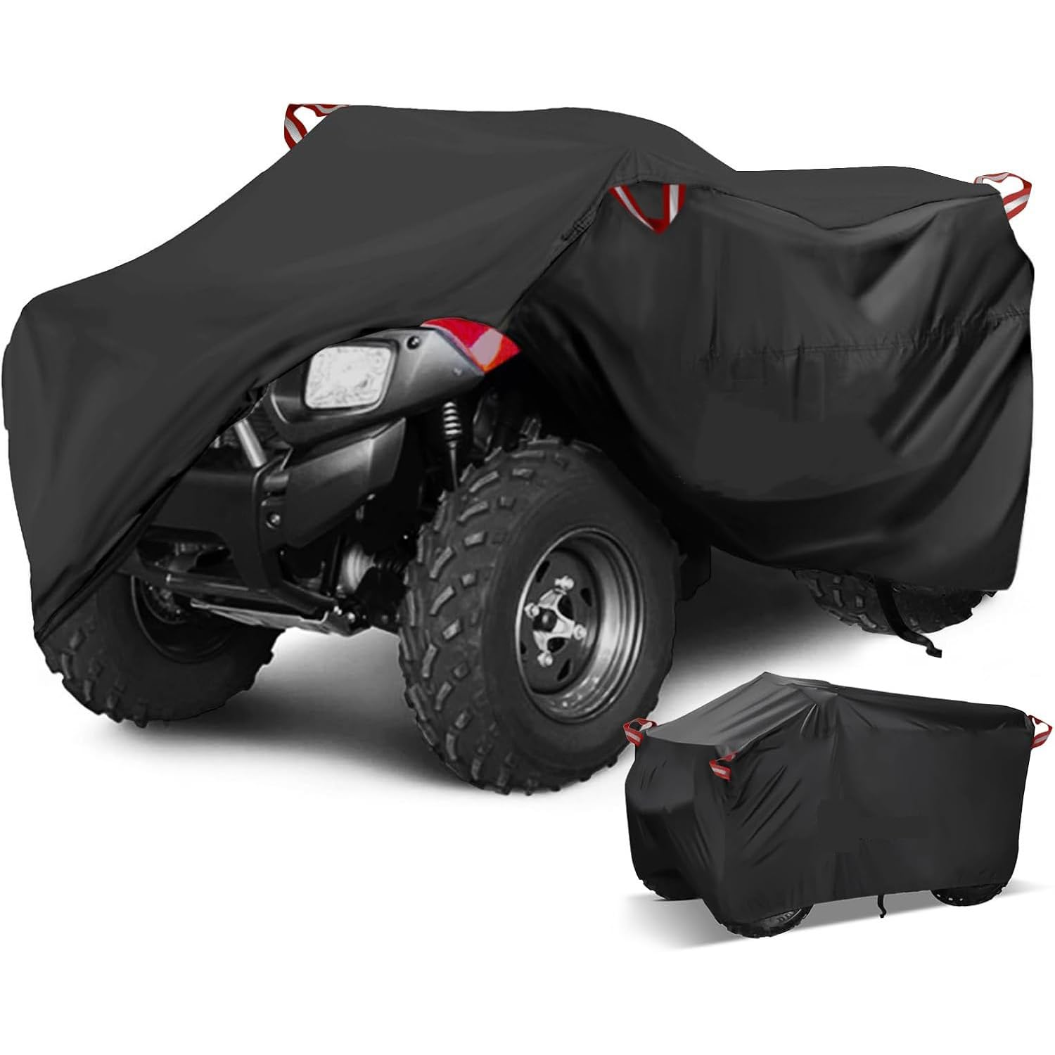 ZORQ Quad Cover ATV Cover for Polaris Sportsman 800 2005–2012, All-Weather Outdoor Quad Bike Cover Heavy Duty Quad Bike Tarp with Storage Bag