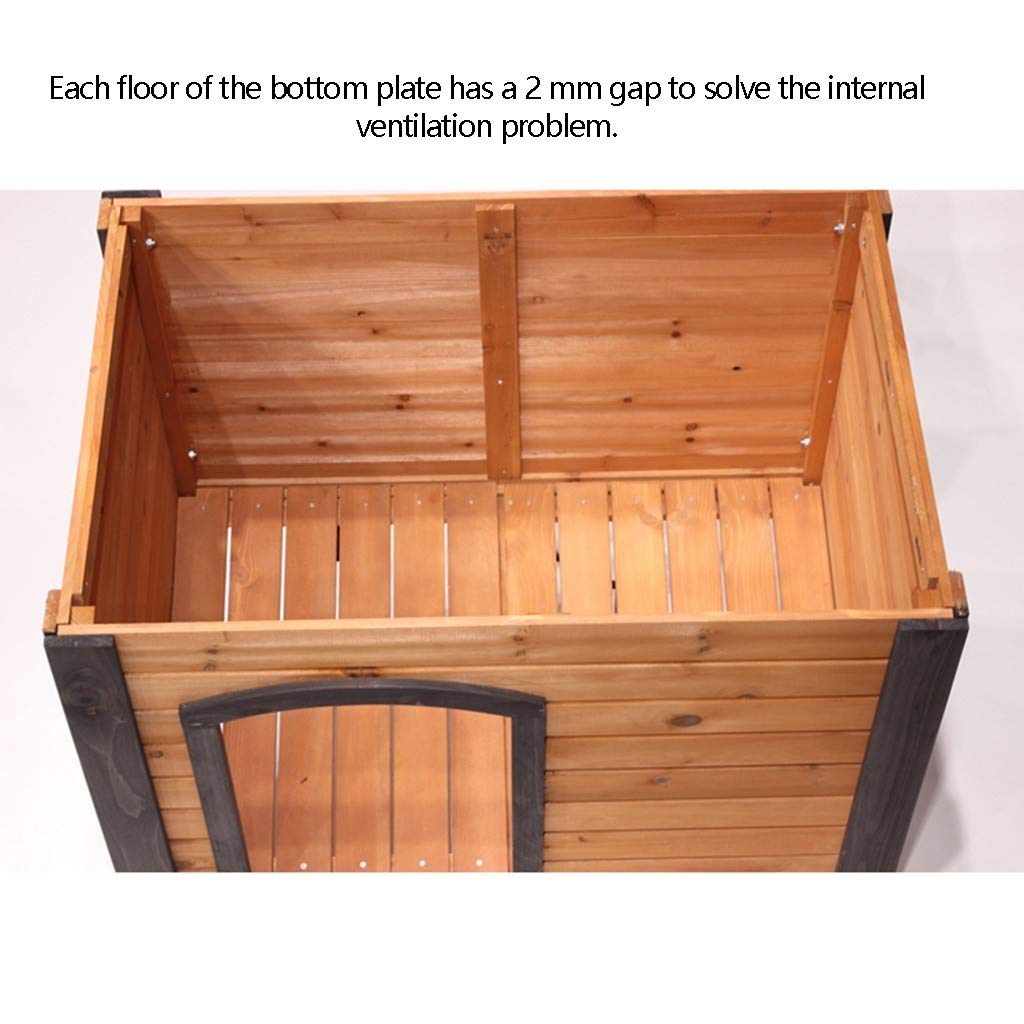 犬小屋・ケージ 大中犬小屋ペットの犬小屋屋外の猫小屋防寒暖かいウサギの穴厚い動物シェルター (Color : Brown Size : 65*67*85cm) Amazon | 犬小屋・ケージ 大中犬小屋ペットの犬小屋屋外の猫小屋防寒